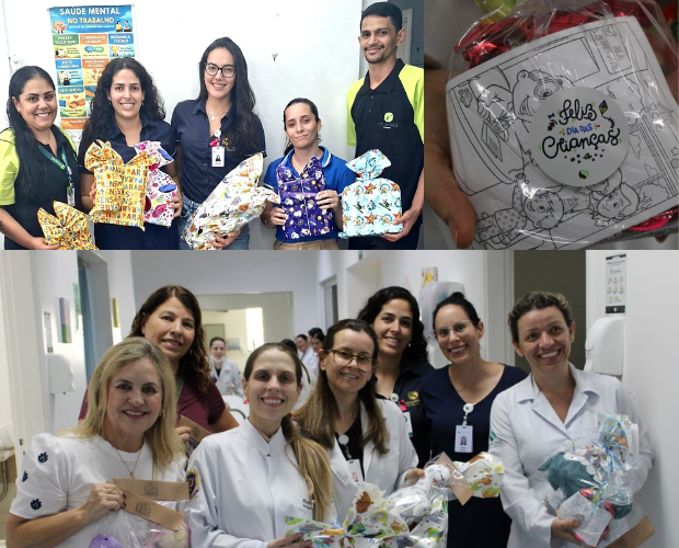 Pacientes recebem presentes do Dia da Crian�a no Complexo Hospitalar Samuel Lib�nio